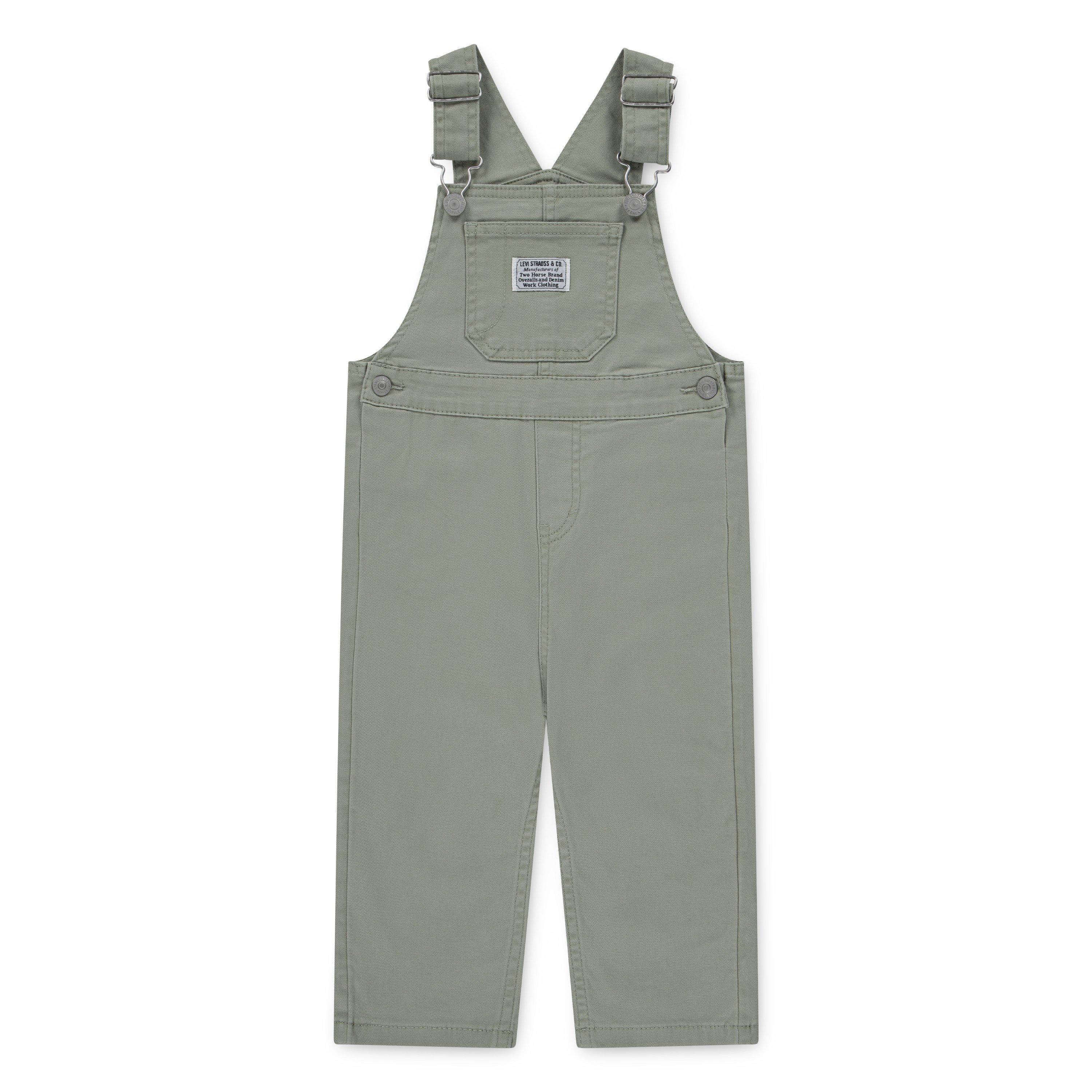 Levi's Twill Baby Boys' Seagrass Denim Overalls - SEAGRASS